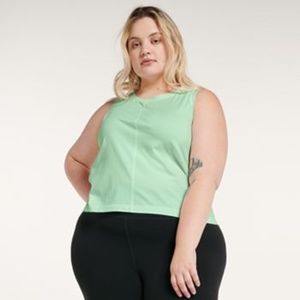 FLX Harmony Seamed Tank- (Flirty Green)